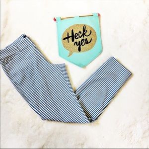 NWT Old Navy Blue Gingham Pixie Pants - Women’s Size 6
